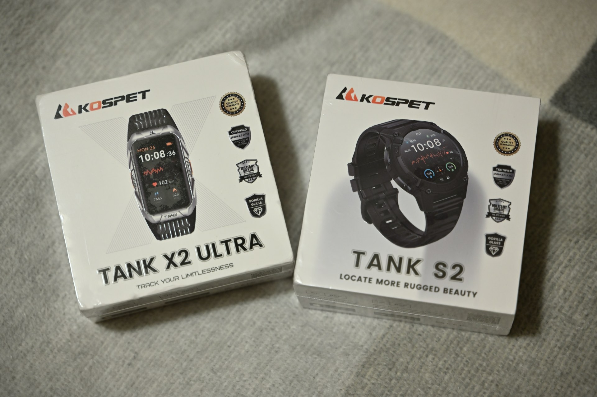 KOSPET Tank S2 ir X2 Ultra apžvalga