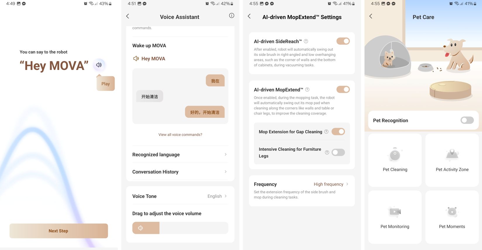 MOVA V50 Ultra dulkių siurblys robotas