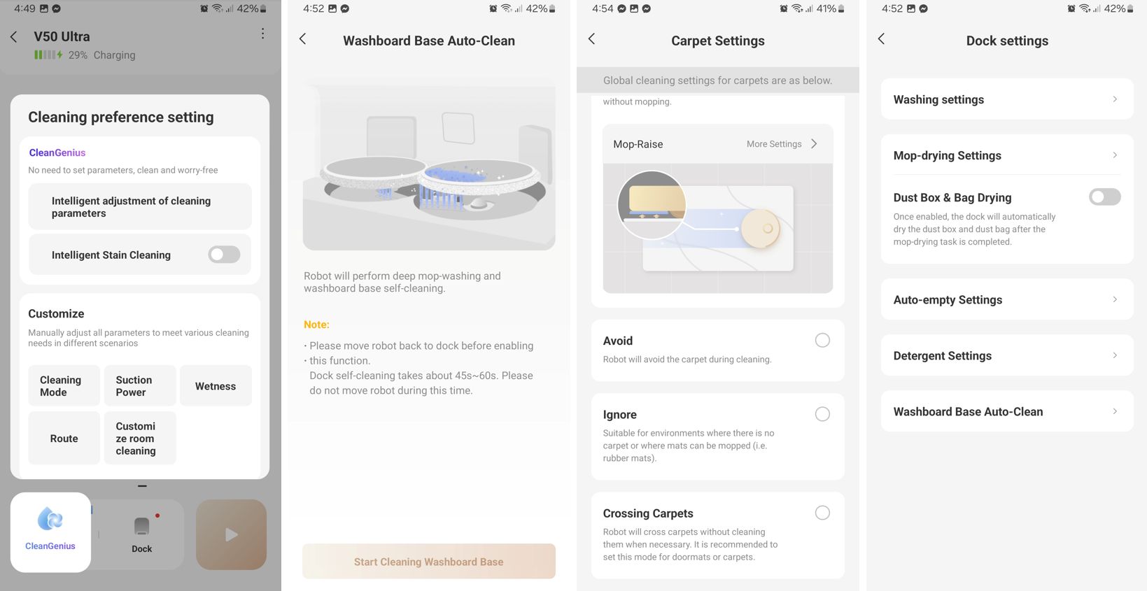 MOVA V50 Ultra dulkių siurblys robotas