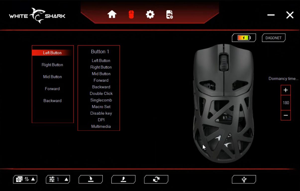 DAGONET kompiuterinė žaidimų pelė