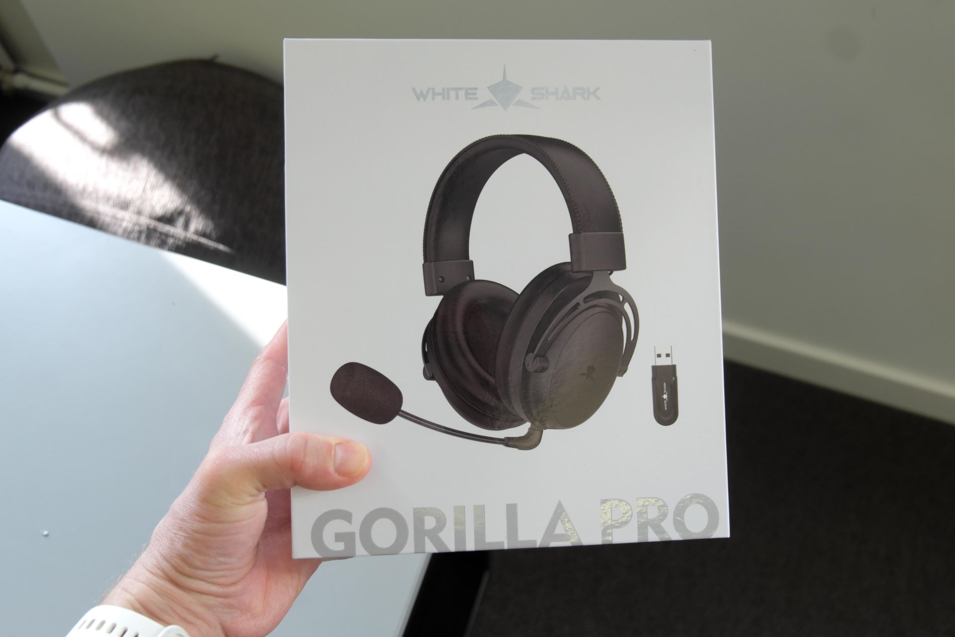 White Shark Gorilla Pro kompiuterio ausinės su mikrofonu
