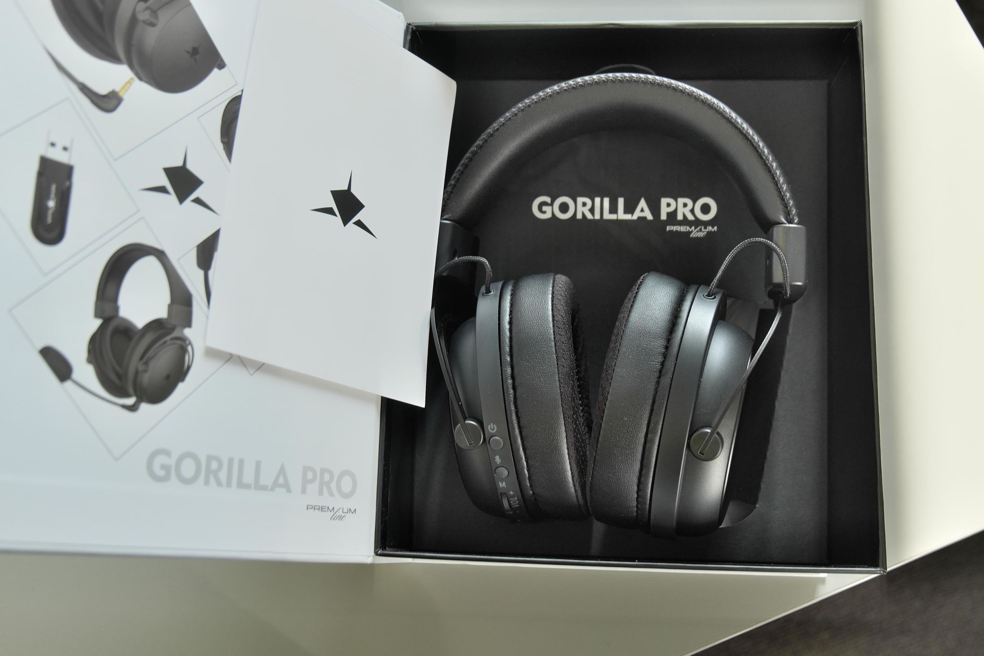 White Shark Gorilla Pro kompiuterio ausinės su mikrofonu