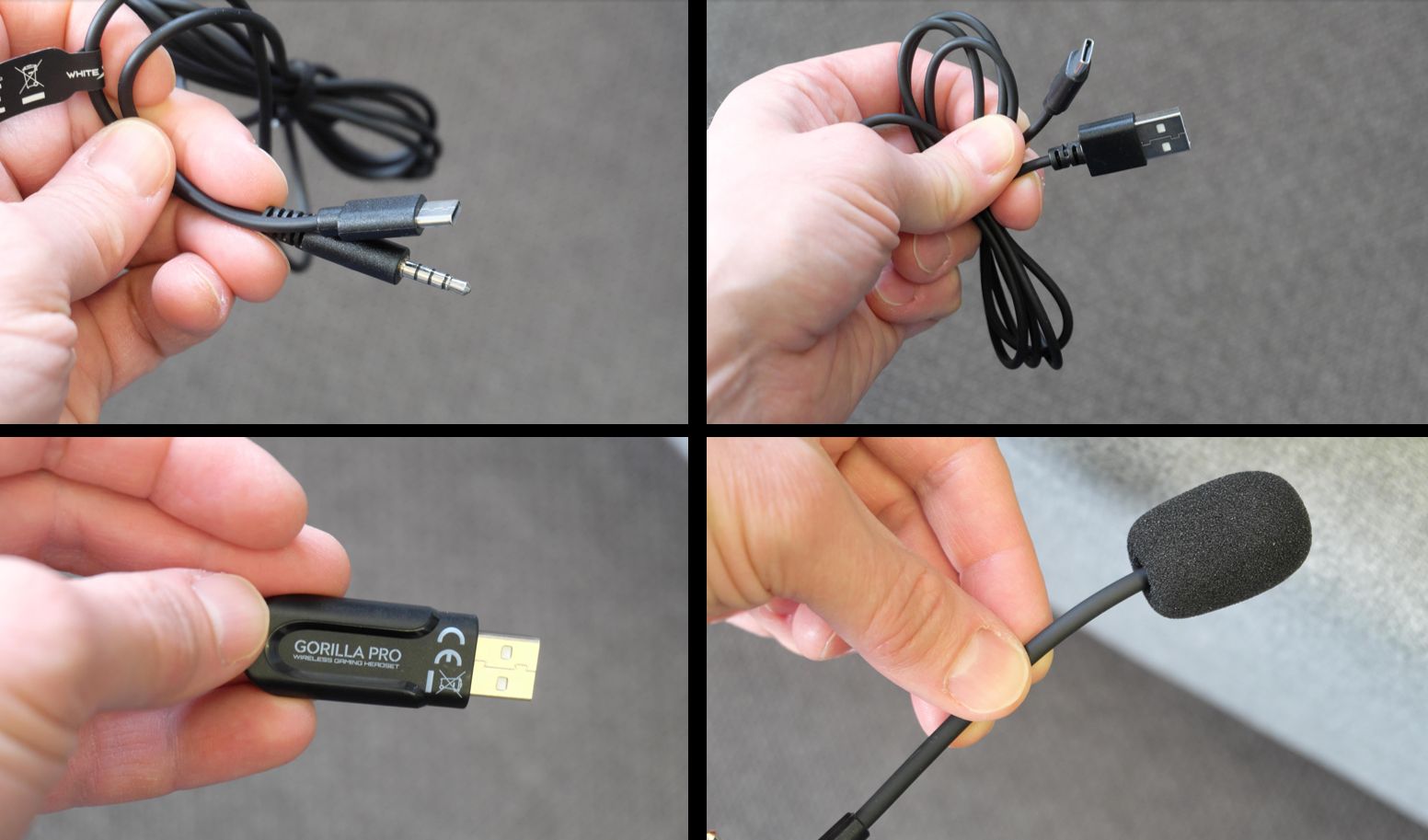 White Shark Gorilla Pro kompiuterio ausinės su mikrofonu