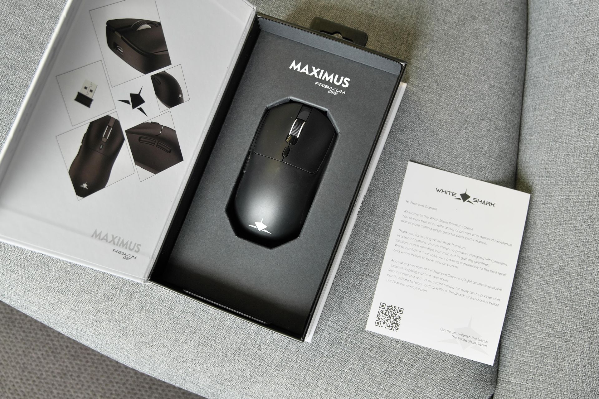 White Shark MAXIMUS kompiuterio pelė