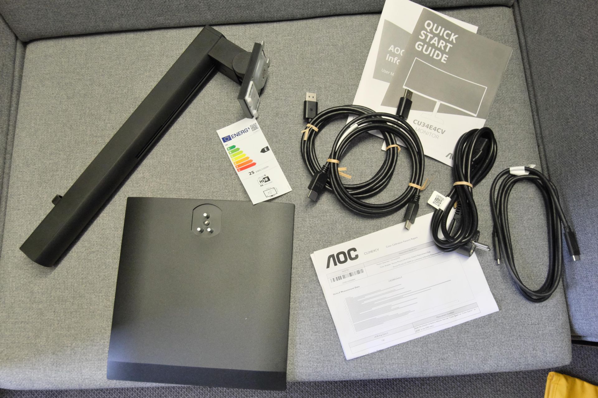 Monitorius AOC CU34E4CV