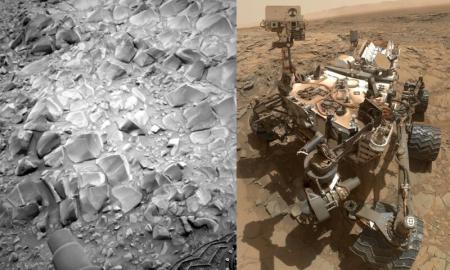 NASA Marso paviršiuje aptiko keistos struktūros uolienas: praminė aligatoriaus nugara (Foto)
