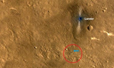 Aplink Marsą skriejantis NASA kosminis zondas užfiksavo Kinijos marsaeigio veiksmus Raudonojoje planetoje (Foto)