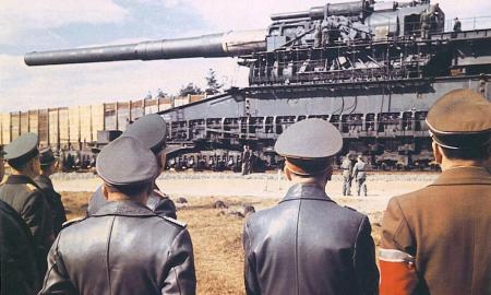 Didžiausia kada nors kare panaudota patranka pasaulyje. Monstrinis ginklas „Schwerer Gustav“ (Foto, Video)