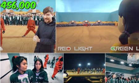 „YouTube“ žvaigždė atkūrė „Kalmaro žaidimą“ realiame gyvenime, žaidėjai varžėsi dėl 456 tūkst. dolerių prizo (Video)