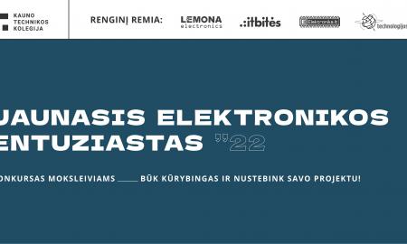 Prasidėjo konkursas „Jaunasis elektronikos entuziastas 2022“