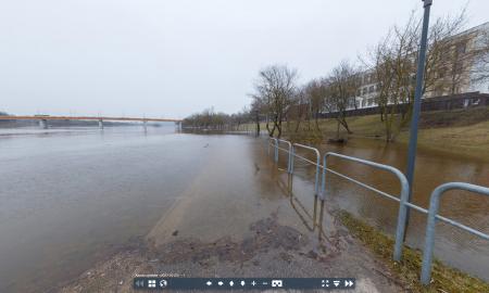 KTU mokslininkai kviečia virtualiai aplankyti apsemtą Kauno santaką (Foto)