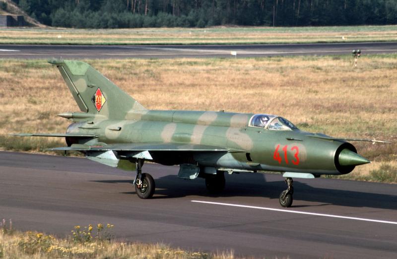 VDR oro pajėgų MiG-21M, 1990 m. rugpjūtis