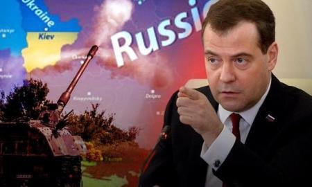 „Karas Ukrainoje niekam Europoje nepakenkė“: Medvedevas prašo atnaujinti prekybą su Rusija