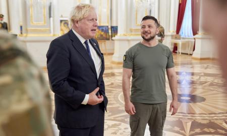Taip gali tik Johnsonas! Skelbiami tiesiog įspūdingi vaizdai iš Kyjivo - beprotiškas Johnsono planas buvo slepiamas iki paskutinės akimirkos (Video)