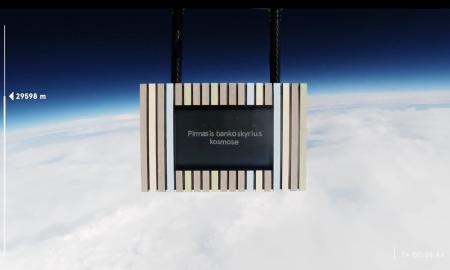 Kosmose atidarytas pirmasis banko skyrius ir jis iš Lietuvos!