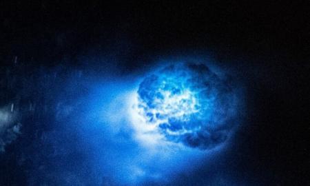 TKS astronautai iš kosmoso įamžino galingą mėlyną blyksnį Žemėje: kas tai buvo? (Foto)