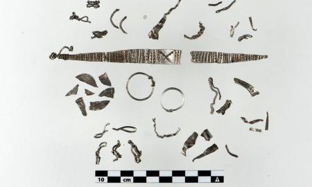 Didžiulė sėkmė: metalo detektoriumi aptiko vikingų laikų lobį (Foto)