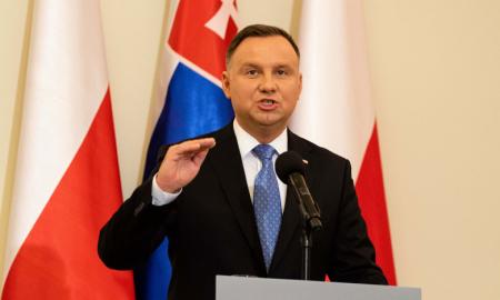 Lenkijos prezidentas skelbia naujausią informaciją apie sprogusias raketas