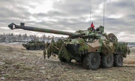 Rusams smogs Prancūzijos monstras AMX-10RC: kas žinoma apie šio ratinio tanko specifiką ir jo vietą mūšio lauke (Video)