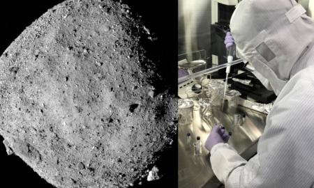 Į Žemę parskraidintus asteroido mėginius ištyrę Japonijos mokslininkai aptiko gyvybei būtinų dalelių
