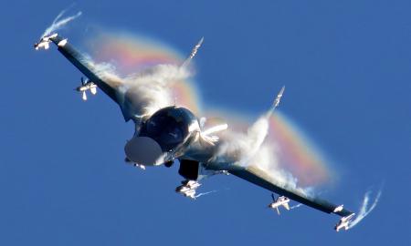 Propagandos išliaupsintas – kas žinoma apie Rusijos „superginklą“ fronto bombonešį Su-34? (Video)
