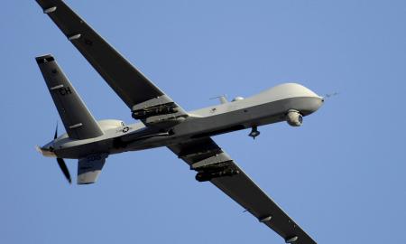 Didžiulis skandalas: Rusijos naikintuvas „Su-27“ taranavo karinį JAV droną MQ-9 „Reaper“