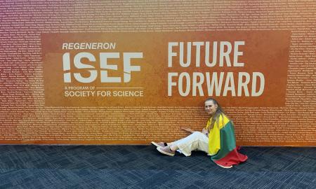 Skelbiamas stulbinantis KTU studentės pasiekimas. Ką padarė „Regeneron ISEF“