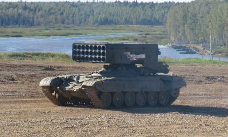 Galinga žinia! Į pragarą išsiųstas siaubą keliantis TOS-1A „Solntsepek“ (Foto)