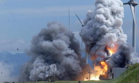 Nelaimė Japonijoje. Per bandymus į gabalus išsitaškė nauja kosminė raketa (Video)