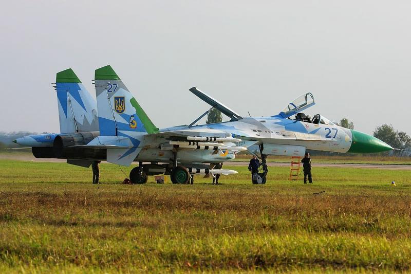 Ukrainos oro pajėgų Su-27 (asociatyvi nuotr.)