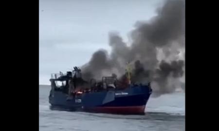 „Smūgis nunešė kapitono tiltelį.“ Viskas slepiama. Susprogdino Rusijos laivą (Video)