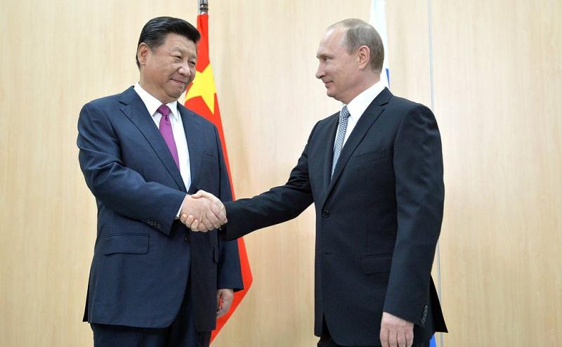 Xi Jinpingas ir V. Putinas