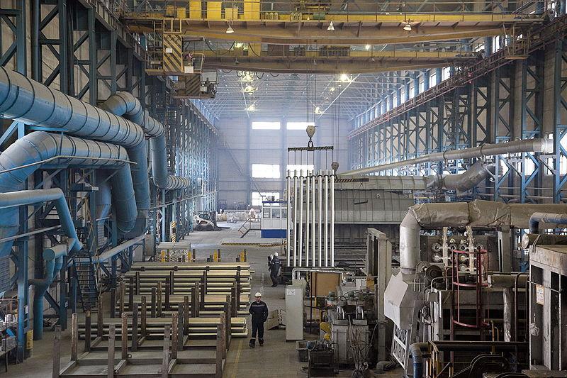 Aliuminio fabrikas Rusijoje
