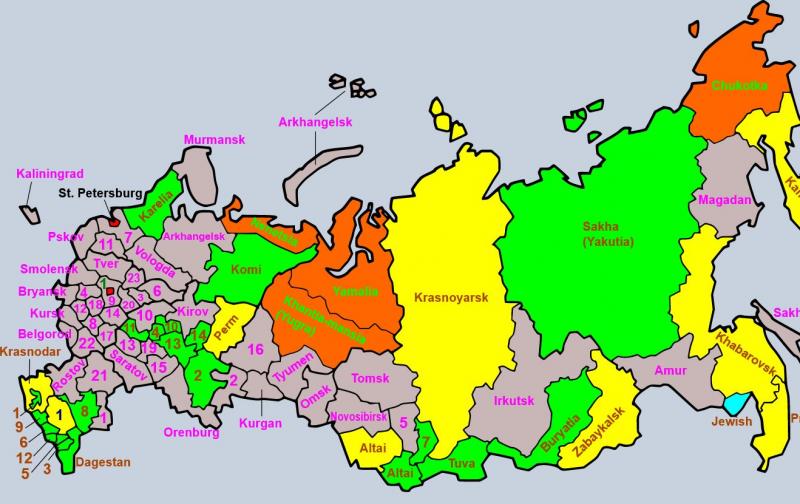 Rusijos regionai