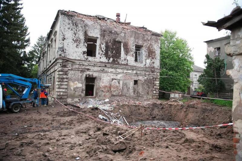 Ligoninė Charkivo regione po rusų atakos
