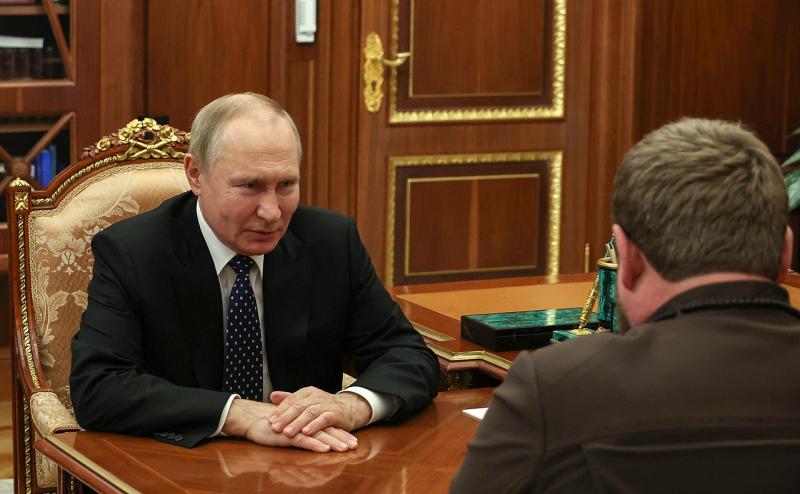 Putinas su Kadyrovu