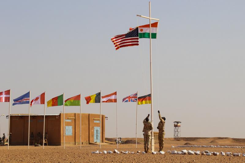 JAV ir Nigerio vėliavos, Nigeris, 2018 m.