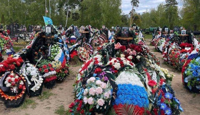Ukrainoje žuvusių rusų kareivių kapinės