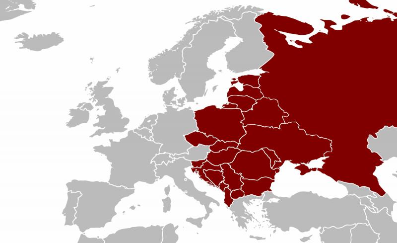 Jeigu paskaitysite Vikipediją, tai pakraupsite prisiminę, jog pagal tuos apibrėžimus Rytų Europos ribos gana puikiai apima viską nuo Uralo, Kaukazo iki Vokietijos.