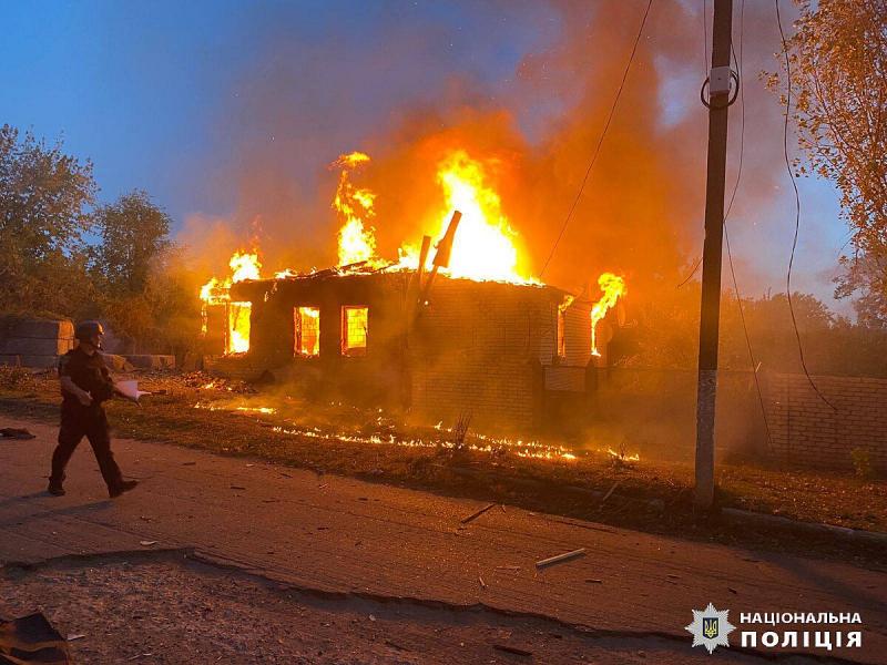 Kupjanskas po rusų atakos spalio pradžioje