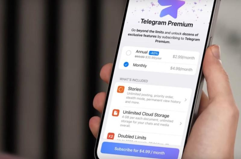 „Telegram Premium“