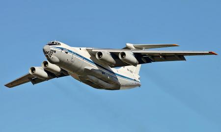 Numuštas Rusijos Il-76. Šokas – skelbiama, kad jame buvo