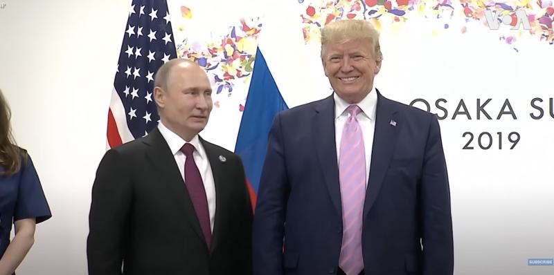 Vladimiras Putinas ir Donaldas Trumpas