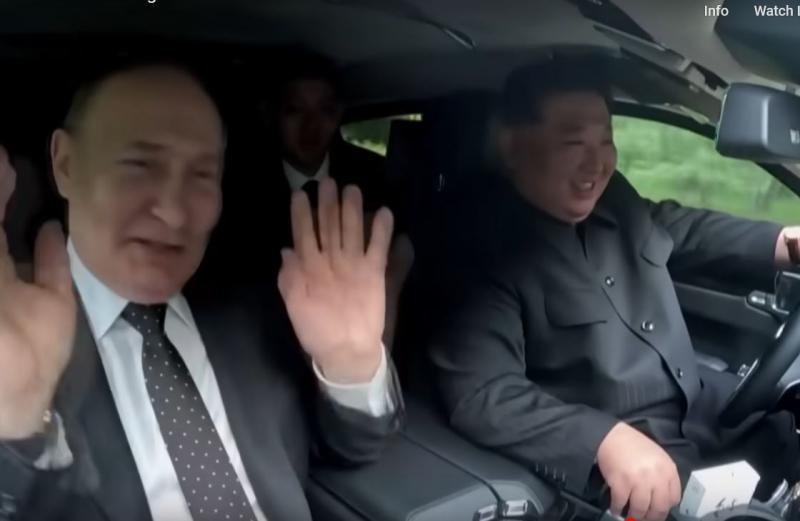 Kim Jong-unas ir V. Putinas