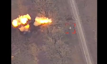 Pamatė, nusitaikė ir sunaikino. Rusai neteko galingo ginklo (Video)