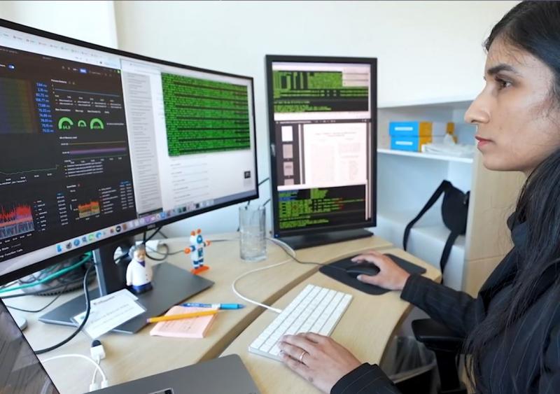 Mokslininkė Lawrence'o Berkeley laboratorijoje