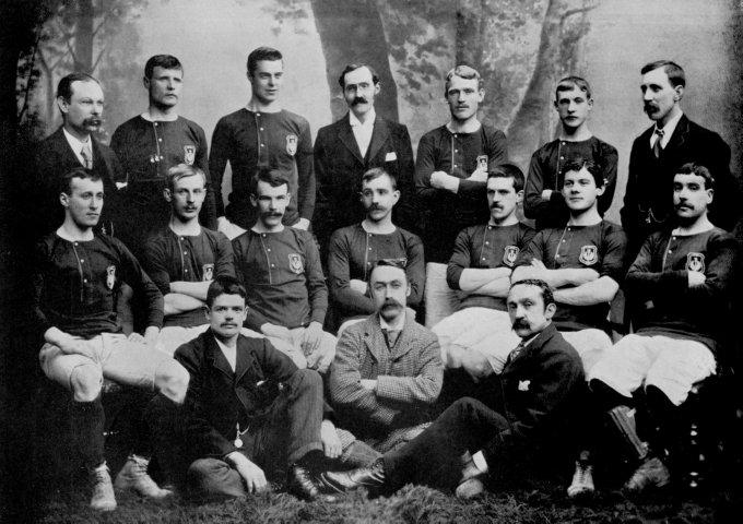 Škotijos nacionalinė futbolo komanda, 1895 m.