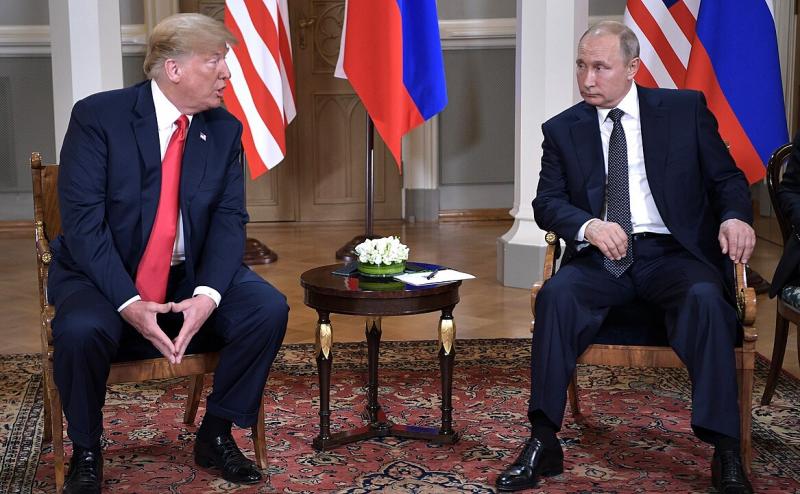 D. Trumpas ir V. Putinas