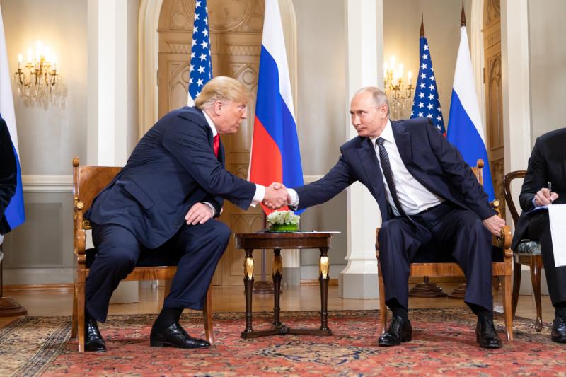 D. Trumpas ir V. Putinas