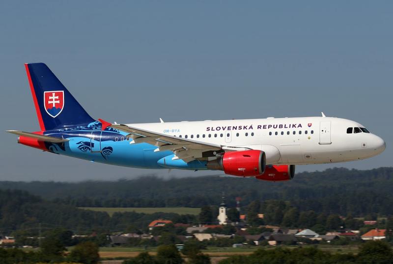 Slovakijos valstybinis lėktuvas Airbus ACJ319
